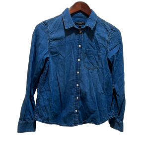 Banana Republic blue denim long sleeve top size XS GUC…